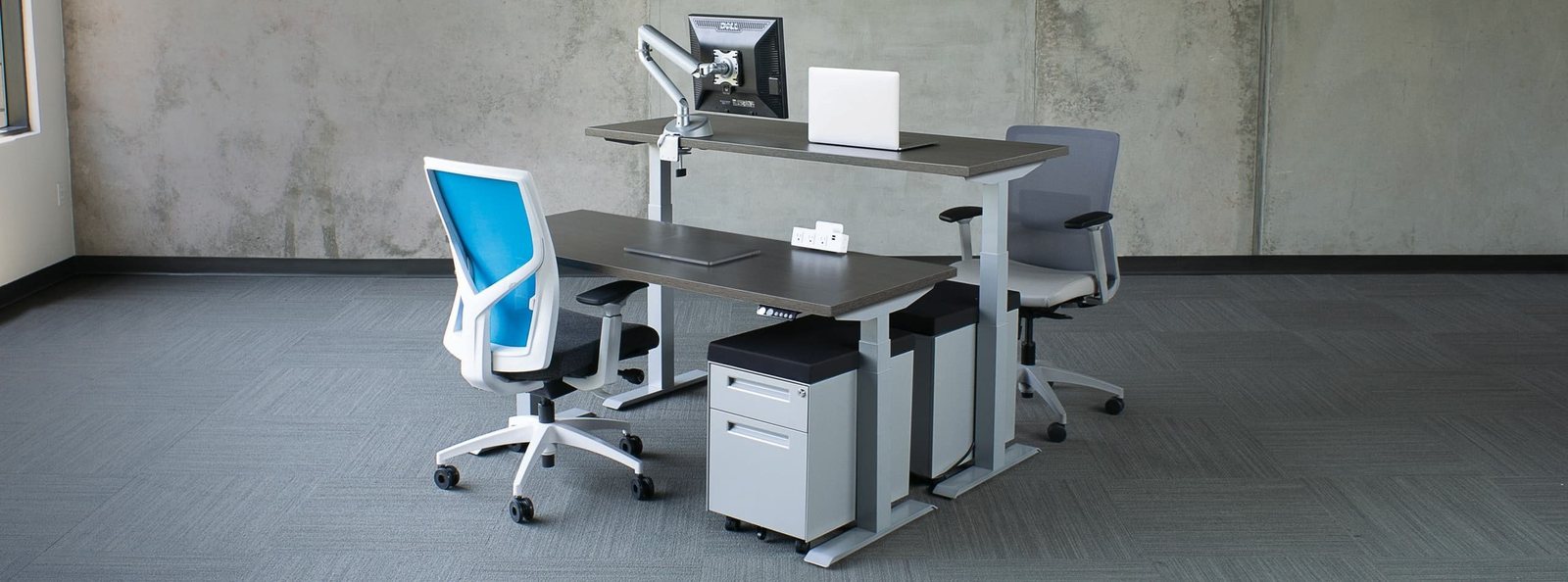 SitOnIt Seating task chairs at open-plan tables