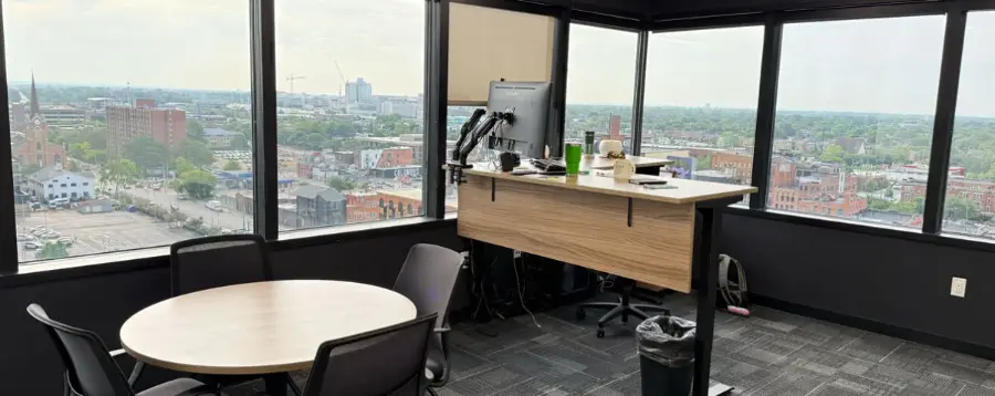 New office furniture installed for a Capital Choice client in Columbus, Ohio