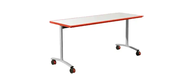 New flip-top nesting training table