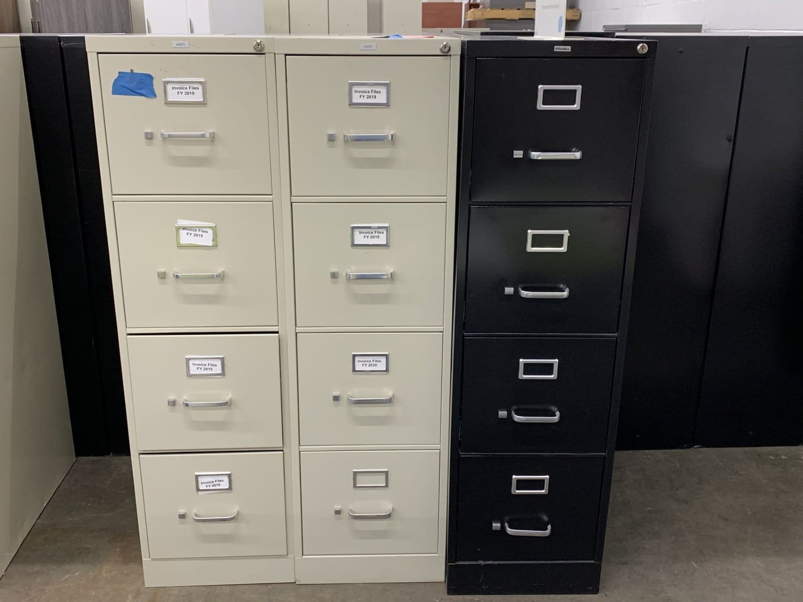 $149.99-$169.99 - Assorted 4 Drawer File Cabinets
