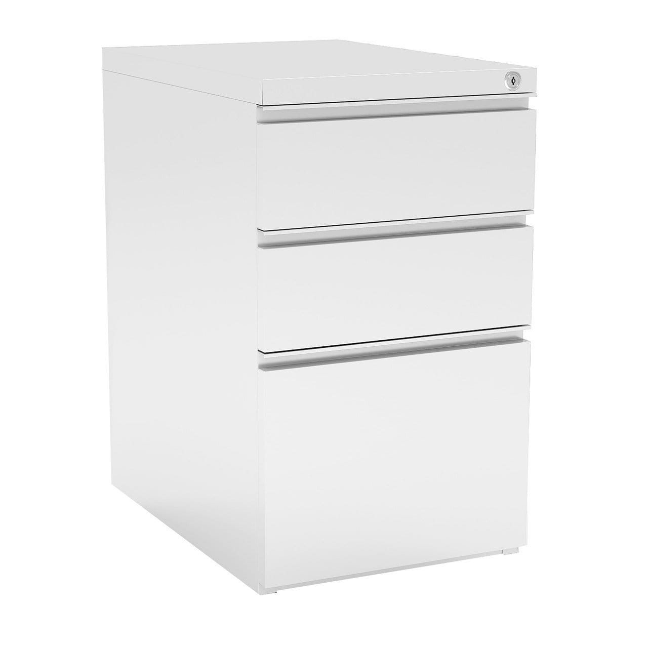 3 Drawer Metal File and Dual Box Pedestal