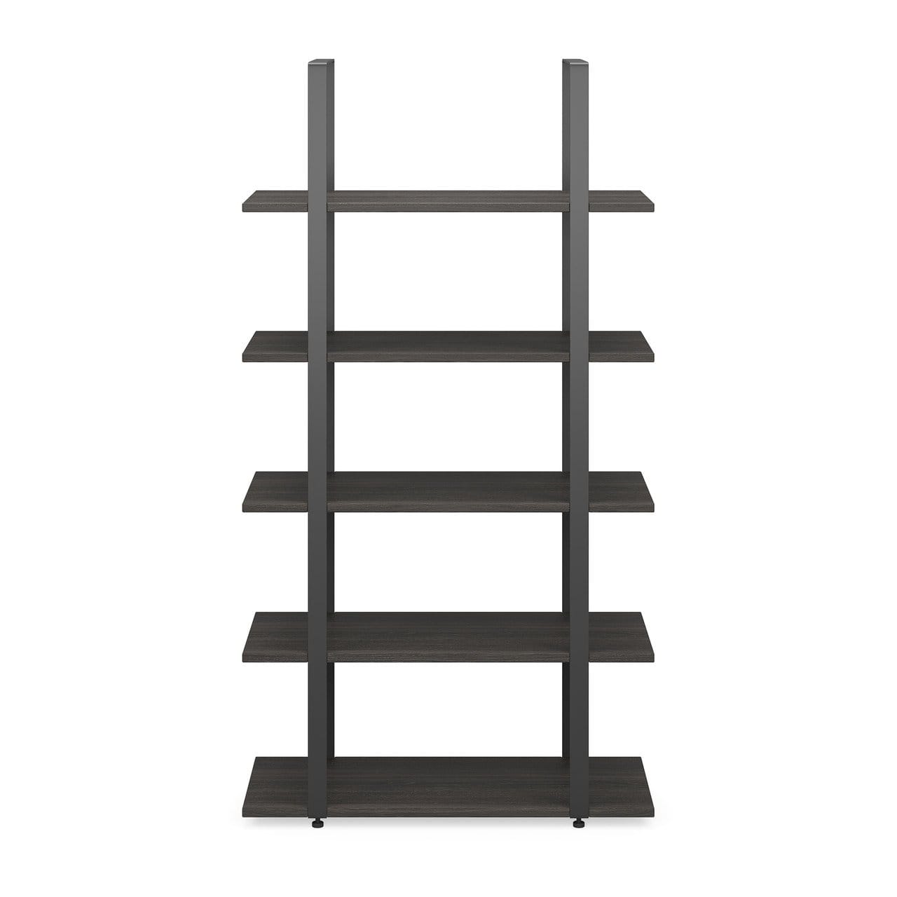 5-Shelf Open Hutch Bookcase