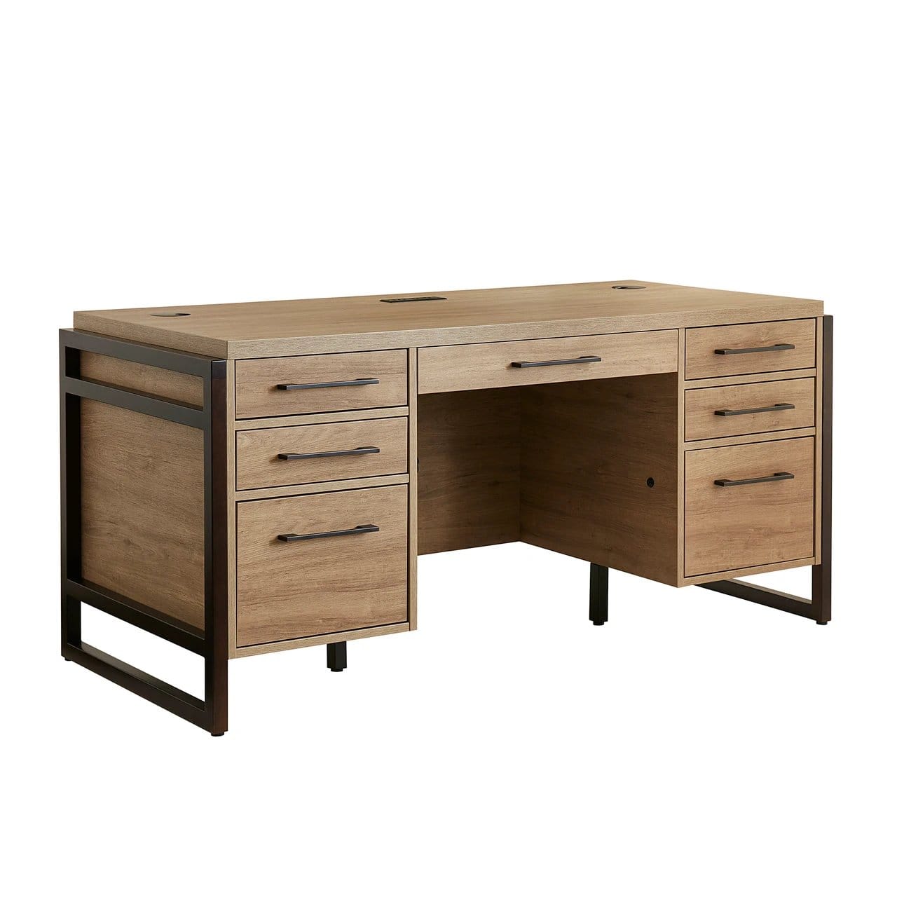 Artesian Natural Finish Executive Desk