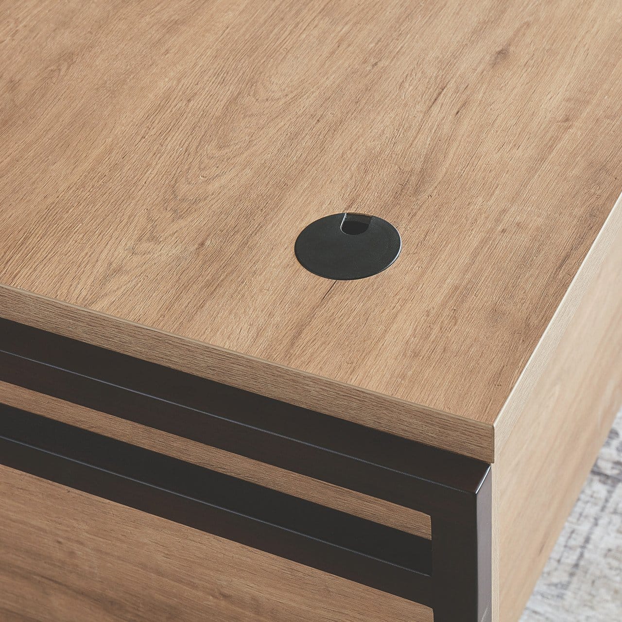 Artesian Natural Finish Executive Desk