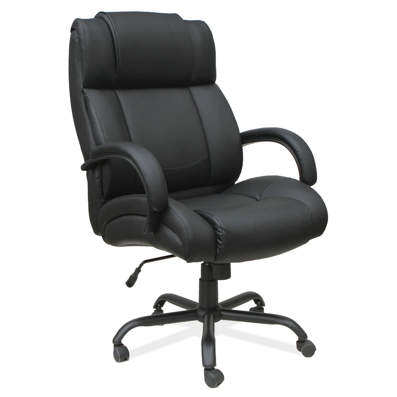 Big & Tall Chair Black Leather Big & Tall High Back Chair