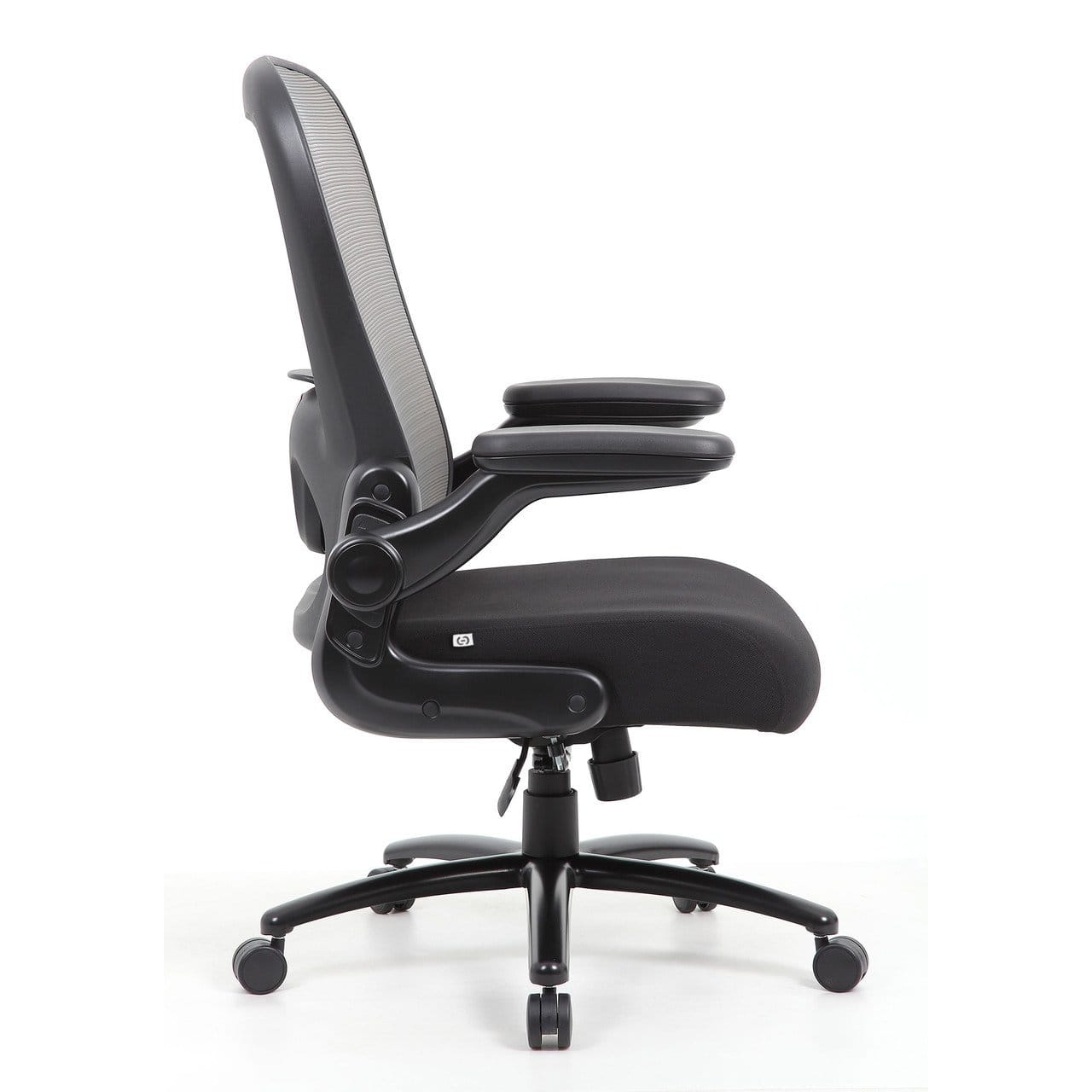 Black Big & Tall Gray Mesh High Back Task Chair