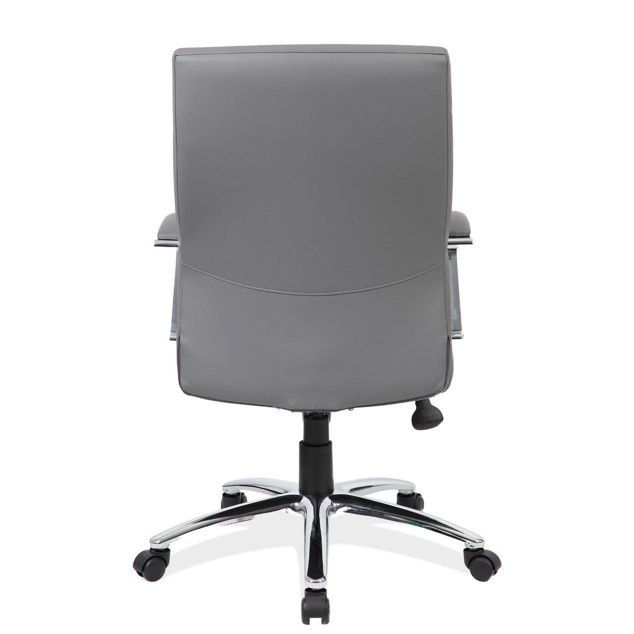 Black Executive High Back Chair with Chrome Frame