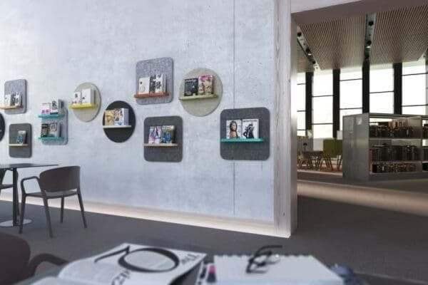 Remove Distractions with func's Stylish and Practical Cooee Wall Tiles and Fixed Walls