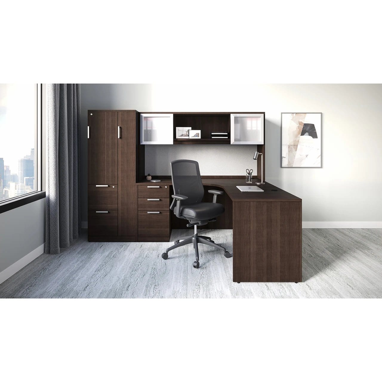 L Shape Desk - Typical OS24