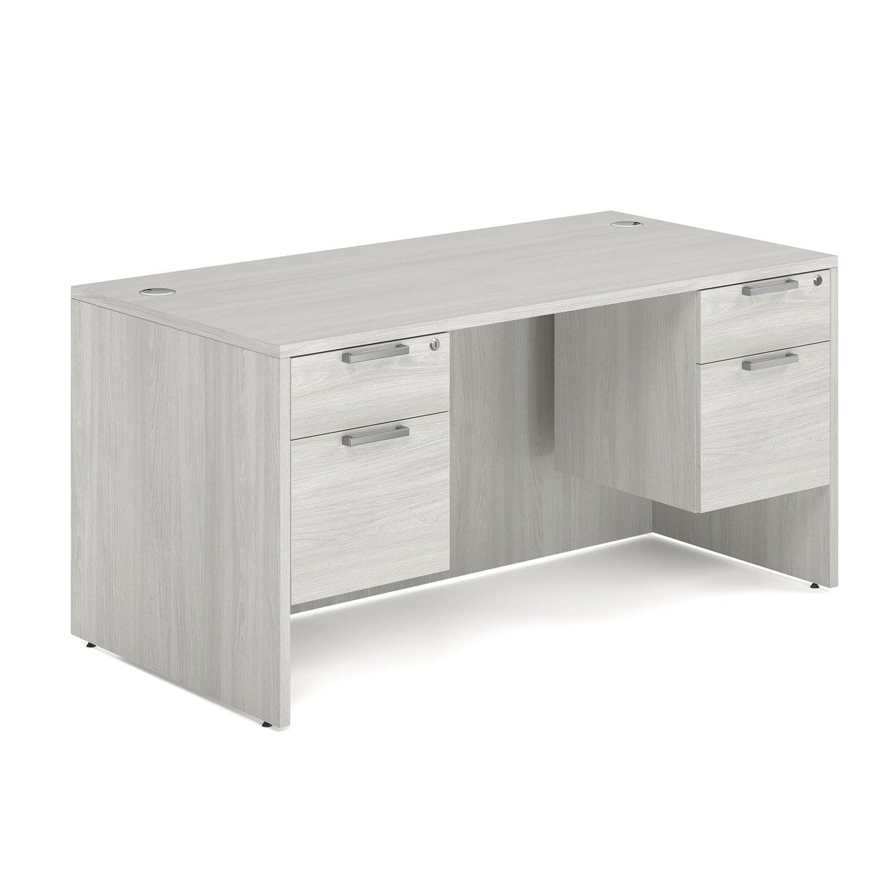 Laminate 3/4 Double Pedestal Desk