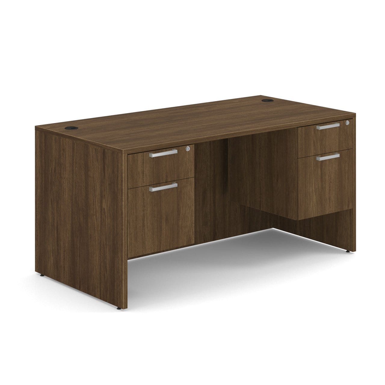 Laminate 3/4 Double Pedestal Desk