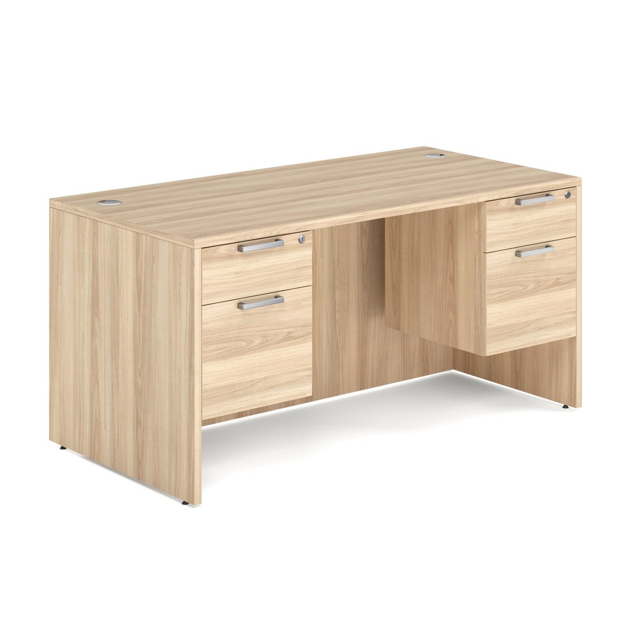 Laminate 3/4 Double Pedestal Desk