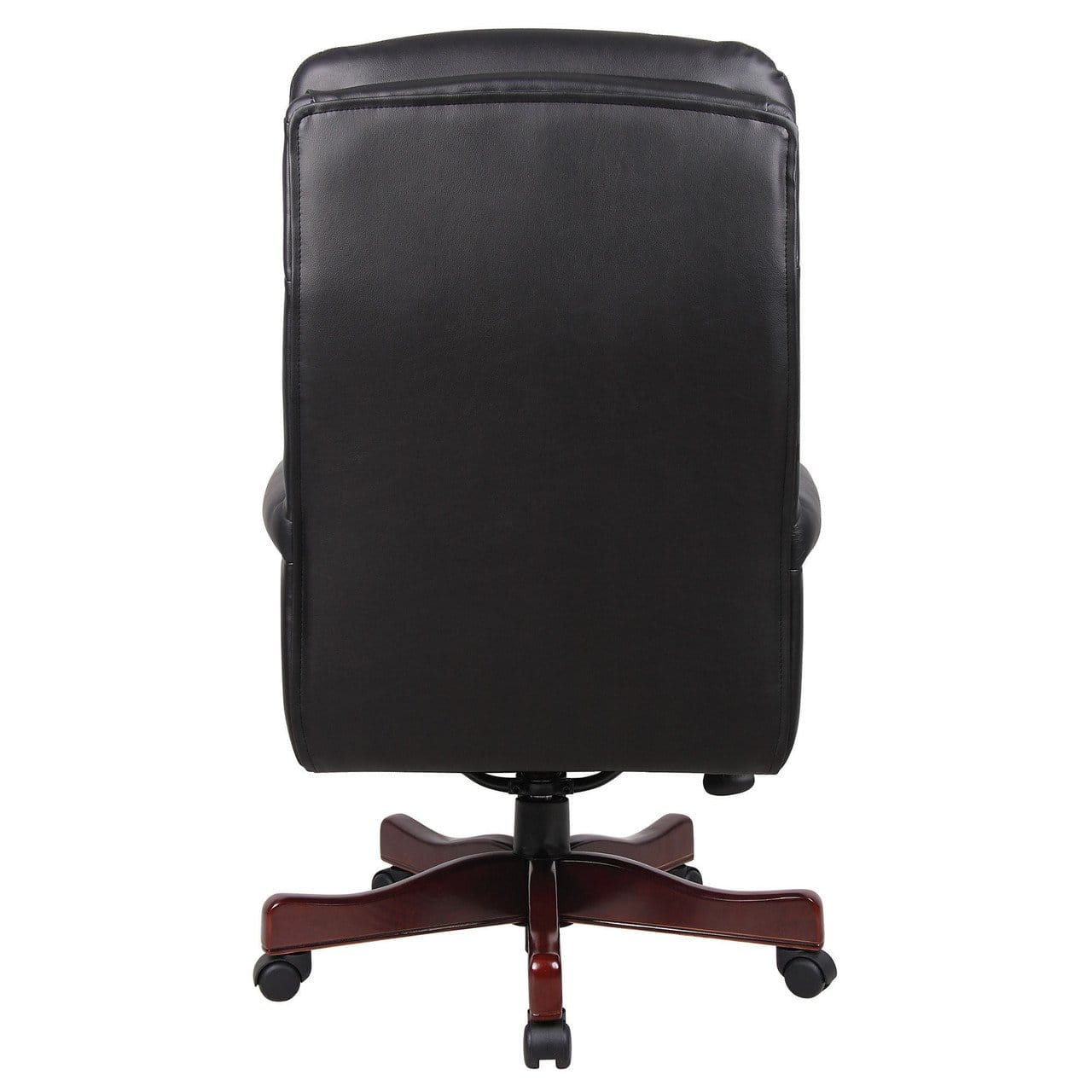 Mah/Blk Hi-Back Exec Swivel Chair