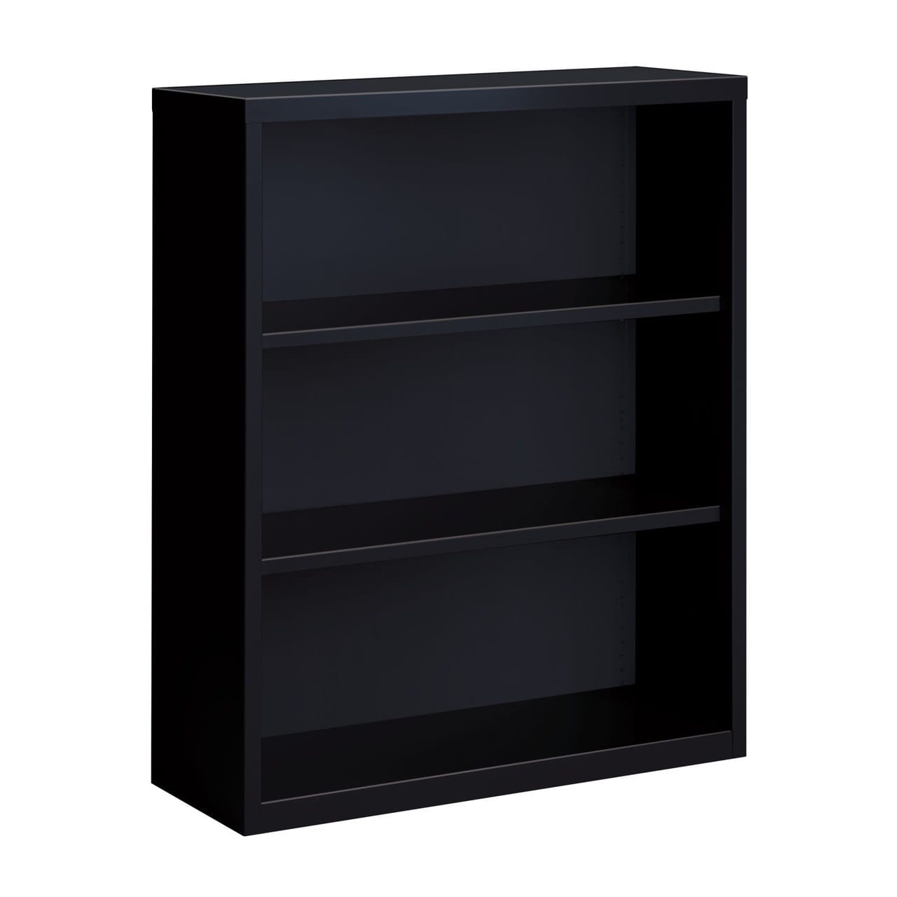 Mid-Height Three-Shelf Bookcase