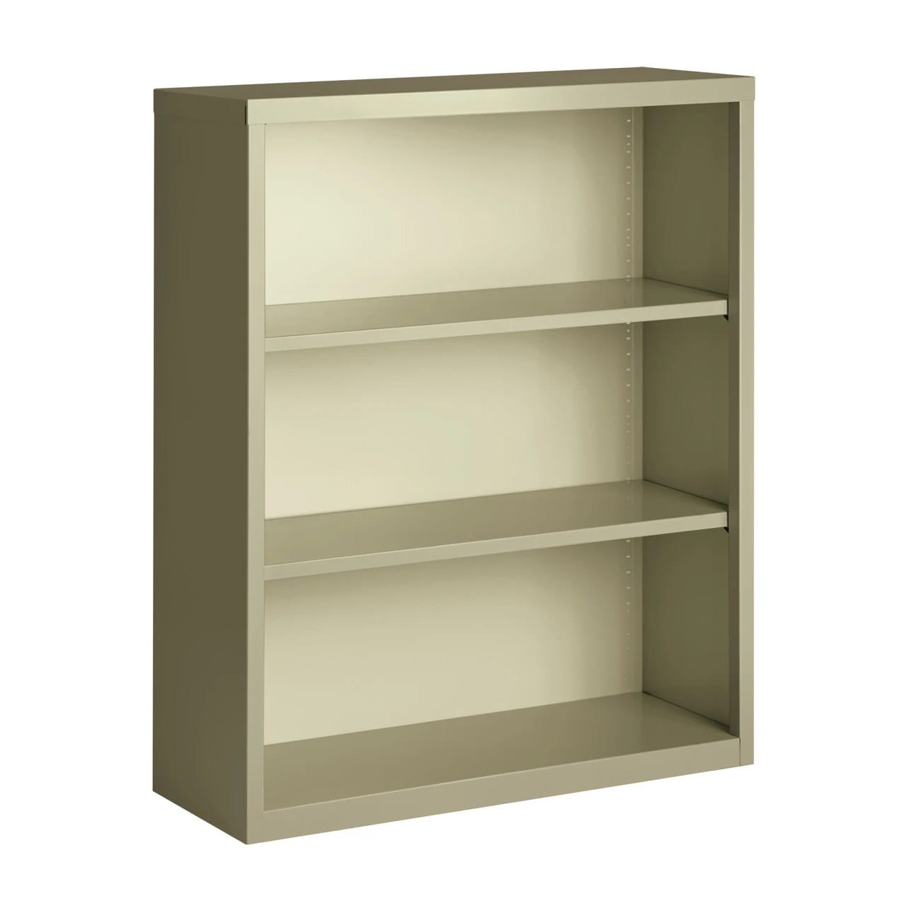 Mid-Height Three-Shelf Bookcase