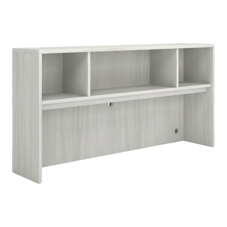 New 71" Open Hutch Coastal Gray in stock at Capital Choice Office Furniture in Columbus