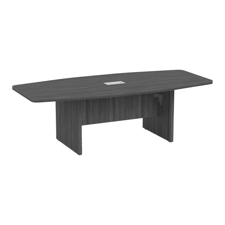 New 8 Foot Boat Shape Conference Table in stock at Capital Choice Office Furniture in Columbus