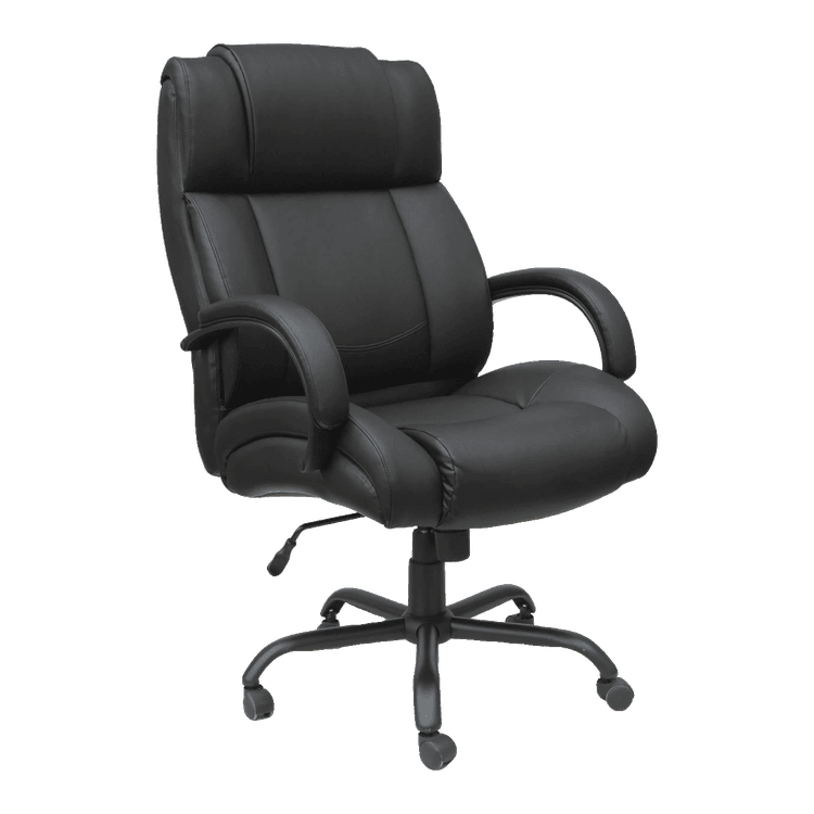 New Big & Tall Chair Black Leather Big & Tall High Back Chair in stock at Capital Choice Office Furniture in Columbus