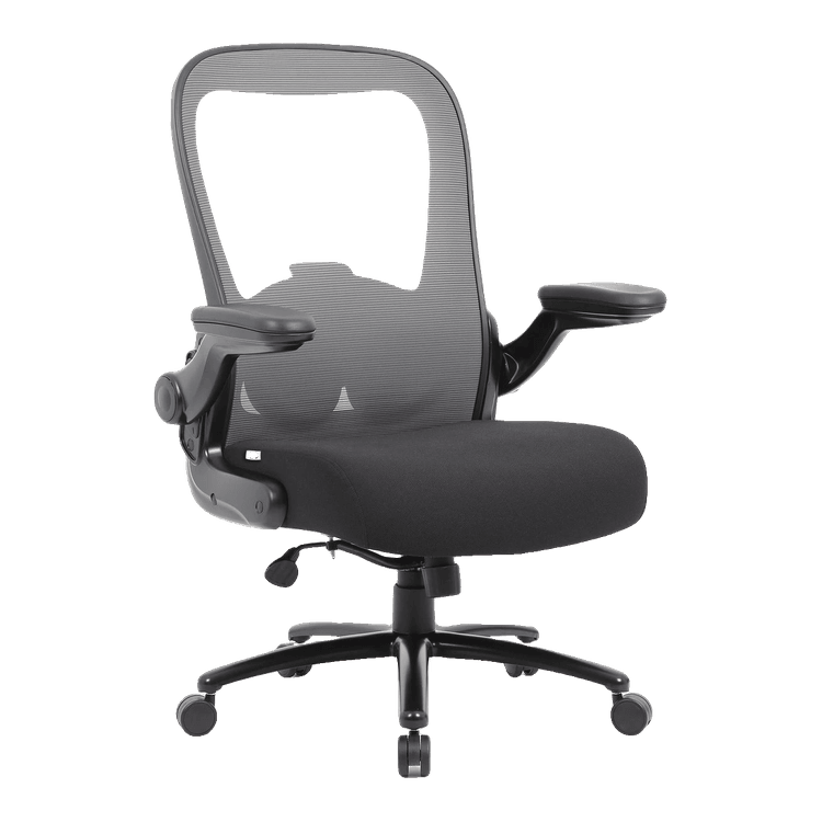 New Big & Tall High Back Task Chair with Flip Arms in stock at Capital Choice Office Furniture in Columbus