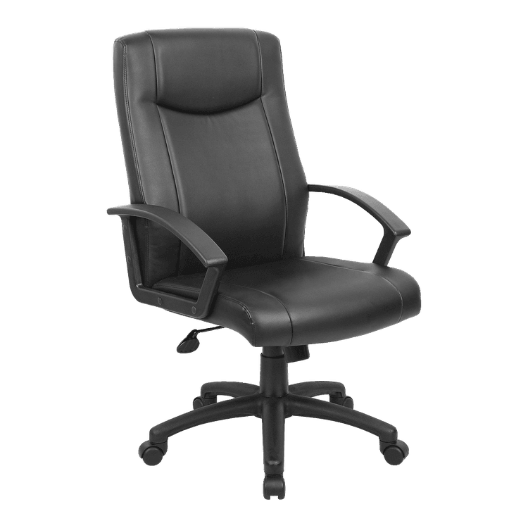 New Black AM Vinyl Executive High Back Chair in stock at Capital Choice Office Furniture in Columbus