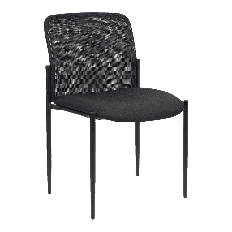 New Crossway | Side Chair with Black Frame - Fabric in stock at Capital Choice Office Furniture in Columbus