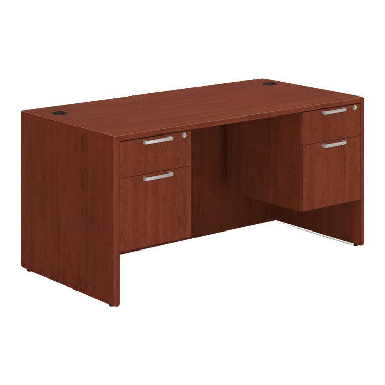 New Laminate 3/4 Double Pedestal Desk in stock at Capital Choice Office Furniture in Columbus