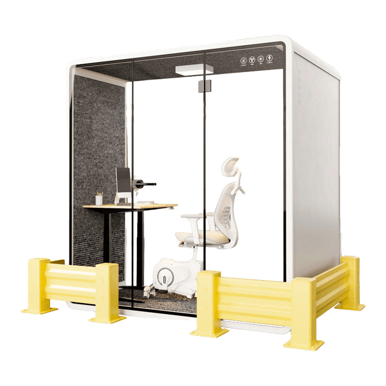 New Two-Person Soundproof Privacy Pod in stock at Capital Choice Office Furniture in Columbus