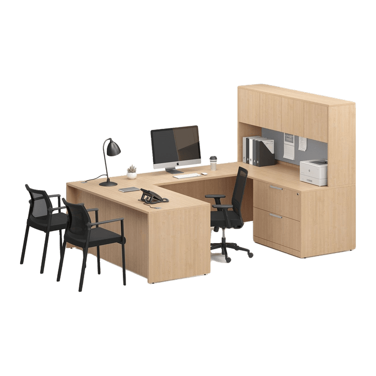 New U Shape Desk - Typical OS56 in stock at Capital Choice Office Furniture in Columbus