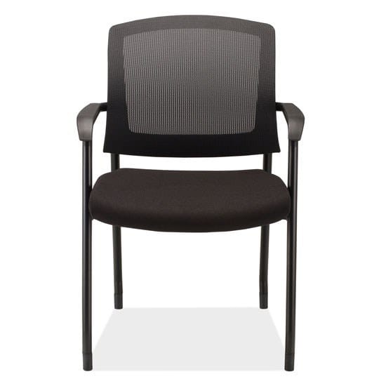 Parson | Micro Mesh Back Side Chair with Arms - Fabric