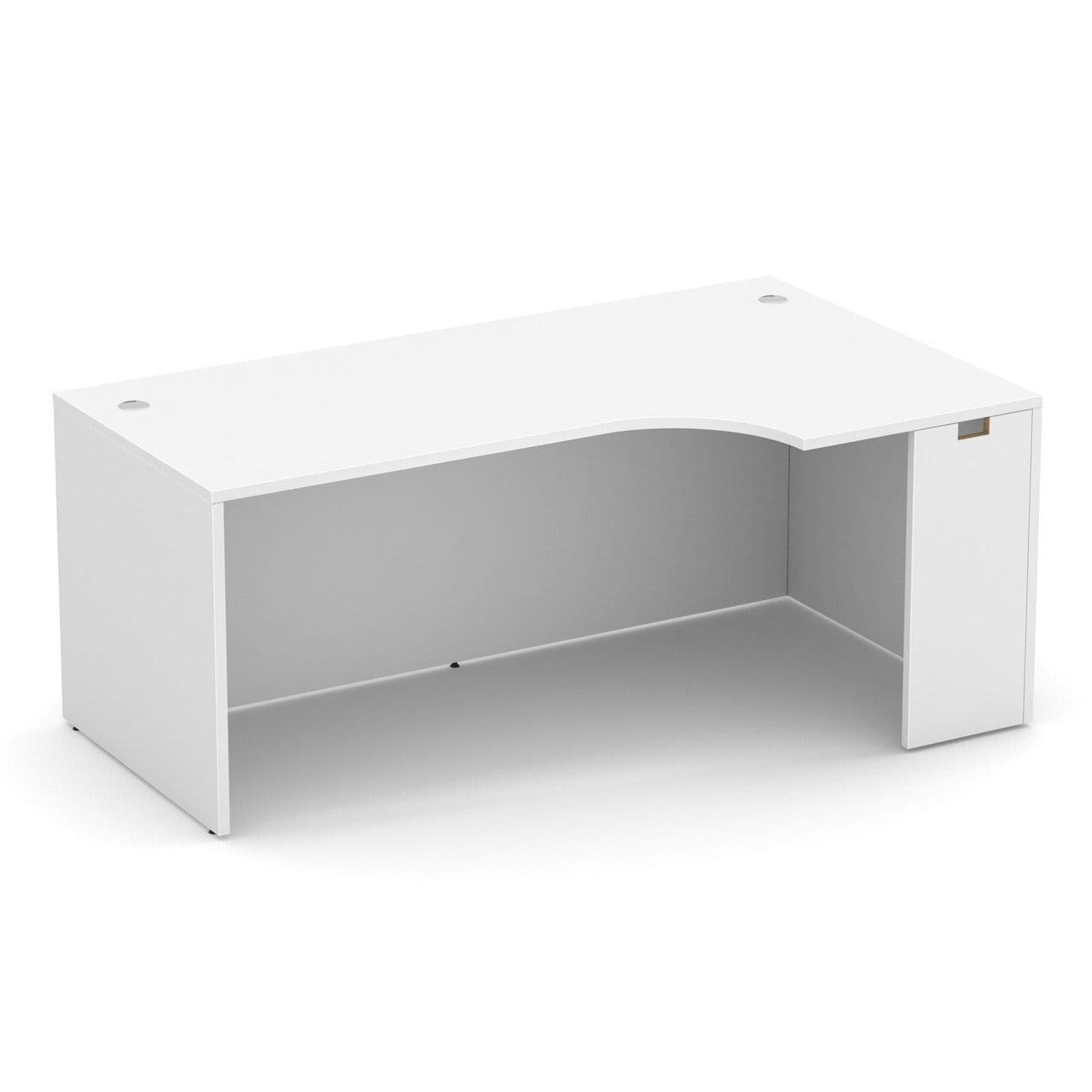 Right Desk Shell with Corner Extension