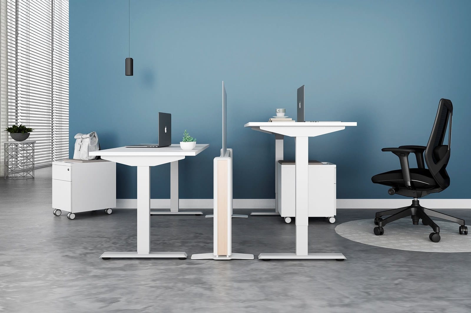 Three-Stage Sit-to-Stand Desk