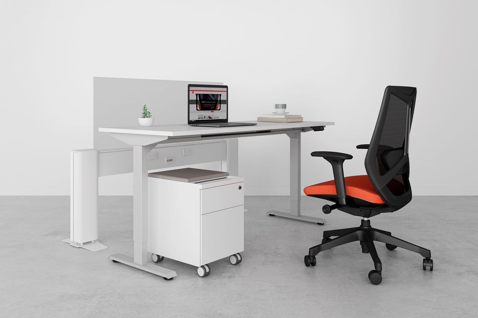 Three-Stage Sit-to-Stand Desk