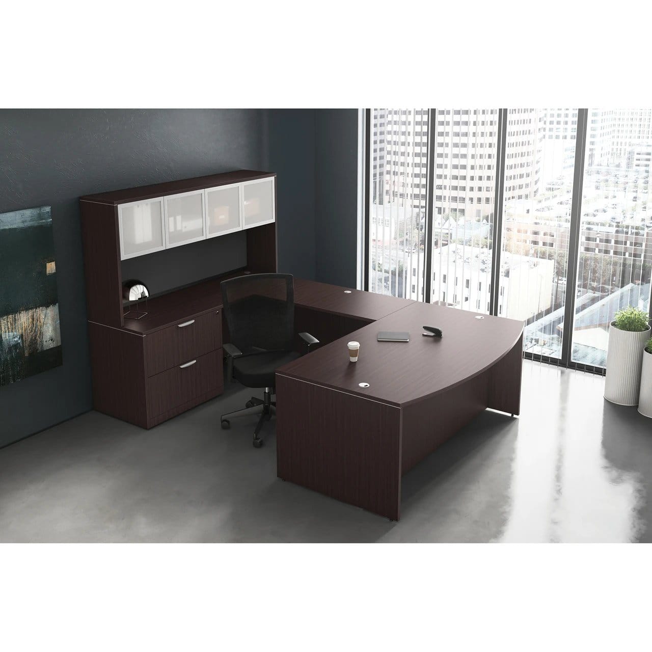 U Shape Desk - Typical OS9