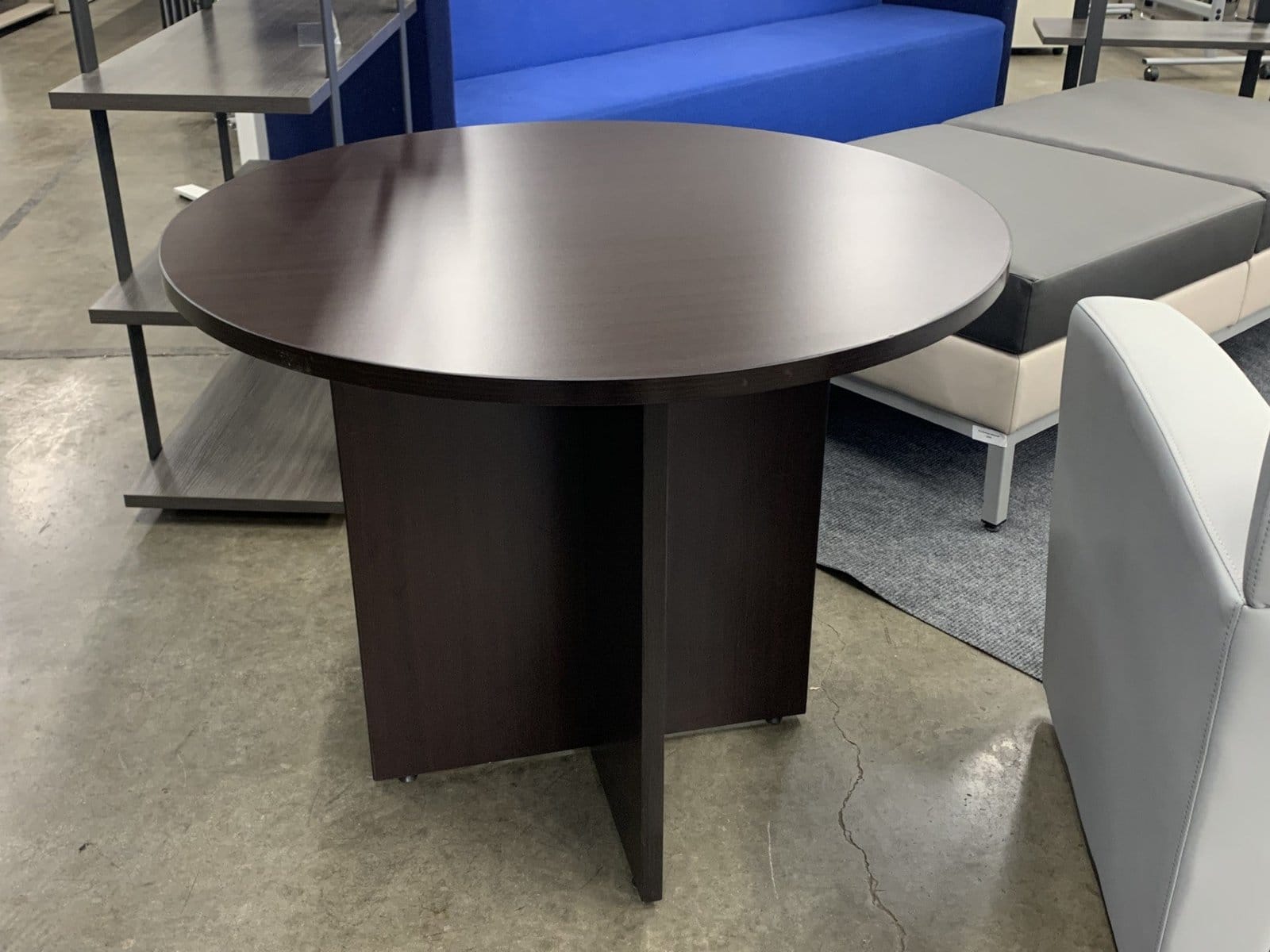 Used 36" Conference / Multipurpose Table - Mahogany