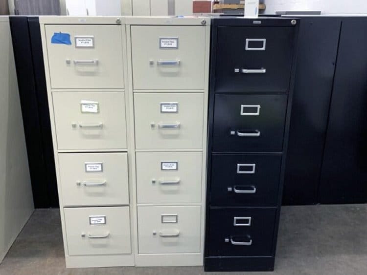 Used 4 Drawer File Cabinets