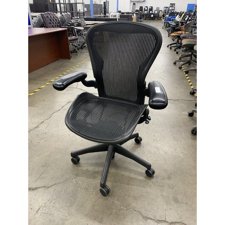 Pre-owned Herman Miller Aeron task chair, front view