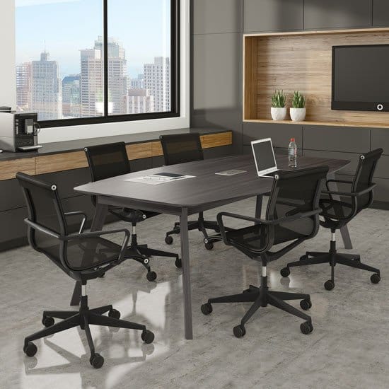 Warm-Finish Conference Table
