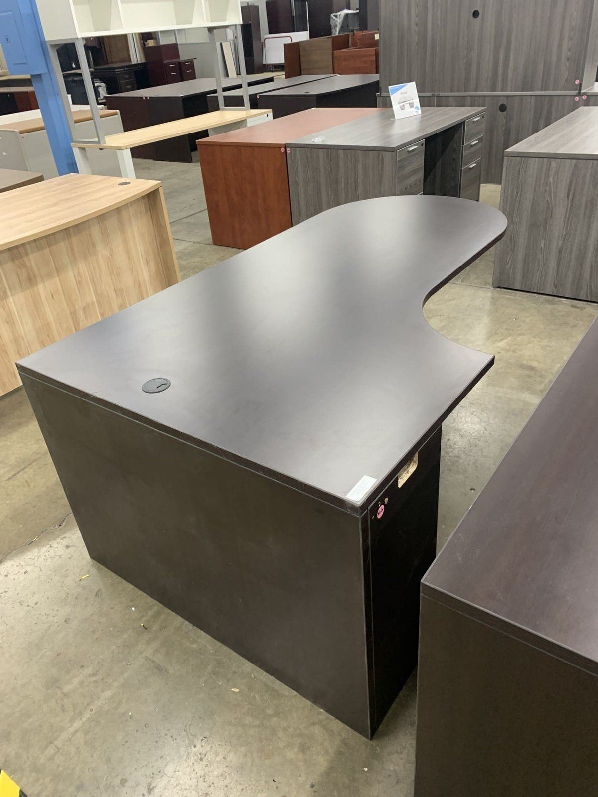 Used Reception Desks at Capital Choice Office Furniture in Columbus