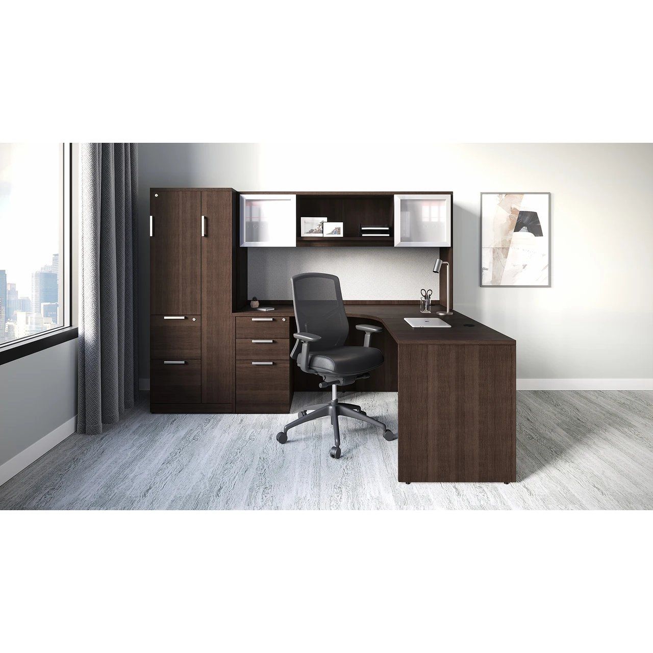 Accounting firm furniture idea: OS Laminate Collection L Shape Typical