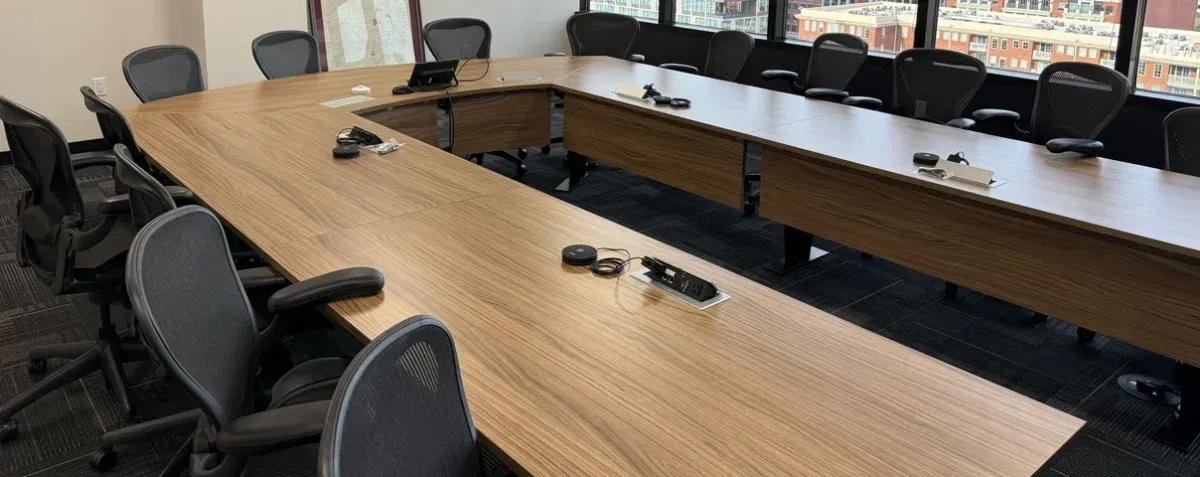 Conference room tables at Capital Choice Office Furniture