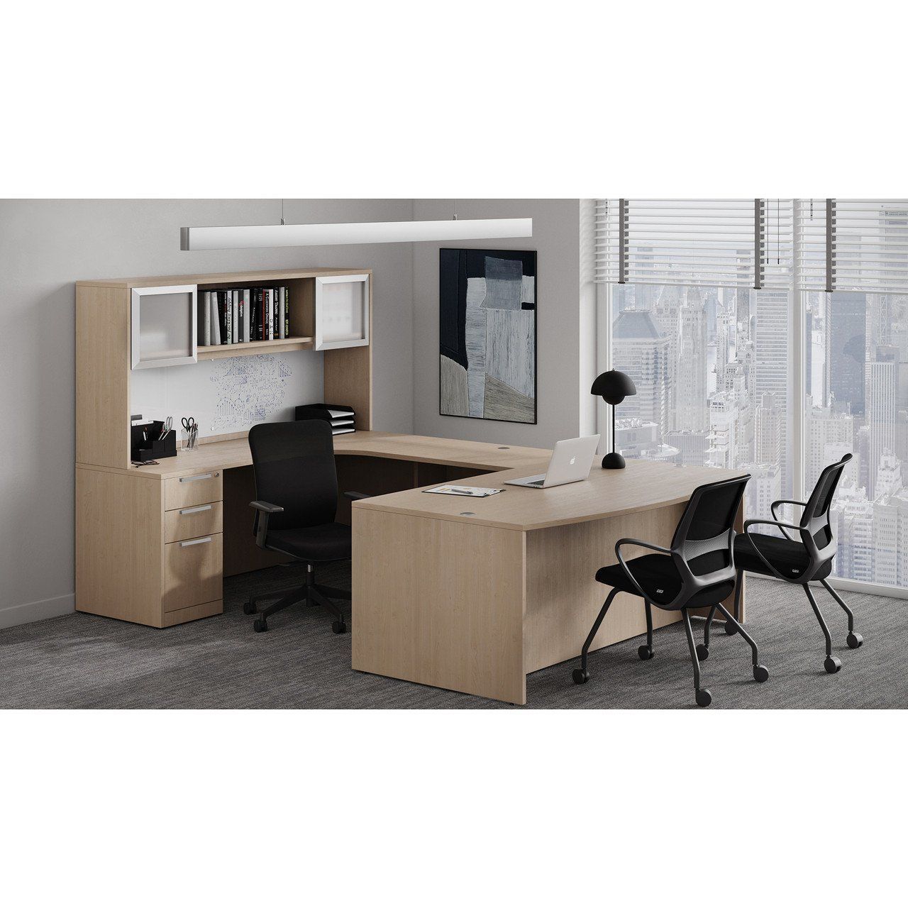 Government office furniture idea: OS Laminate, U Shape Typical - OS233