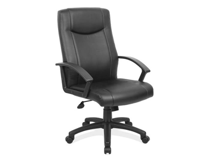 Black Executive High Back Chair w/Black Frame Image