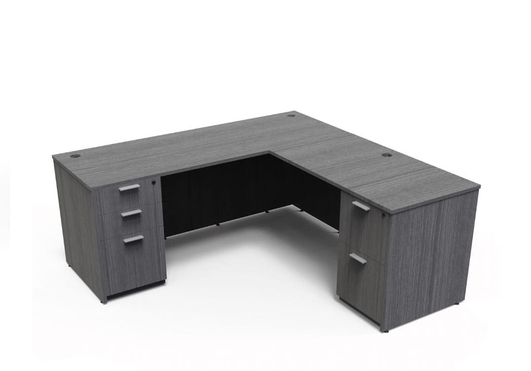 New “L” Shaped Desk – Gray Image