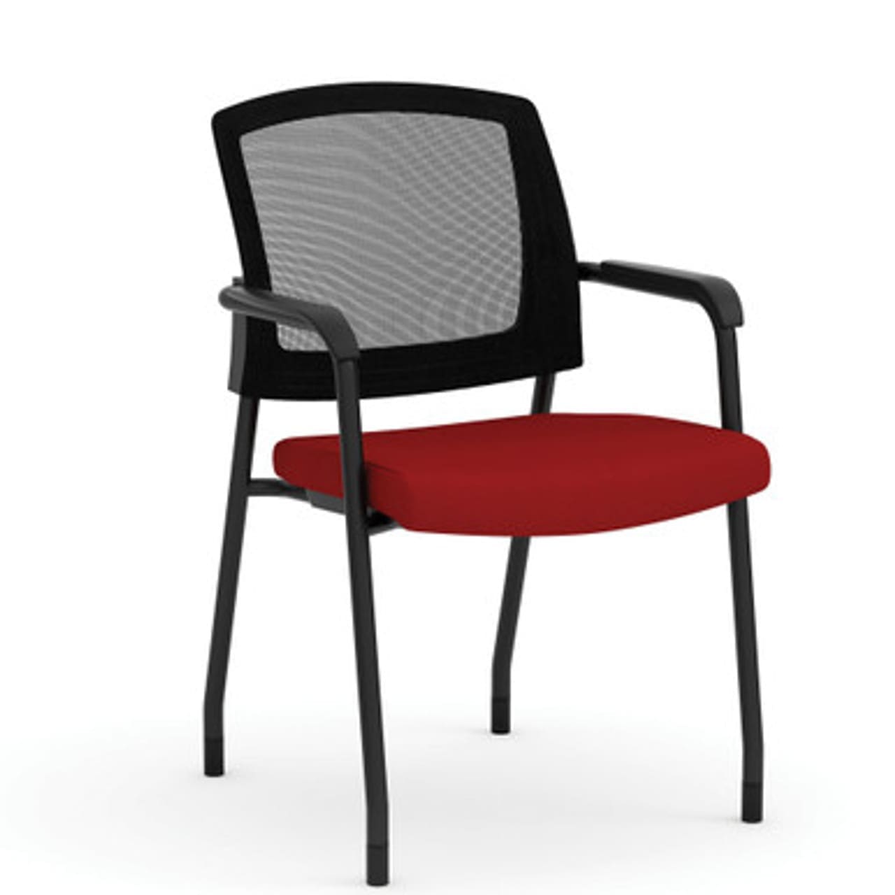 Parson | Micro Mesh Back Side Chair with Arms – Fabric Image