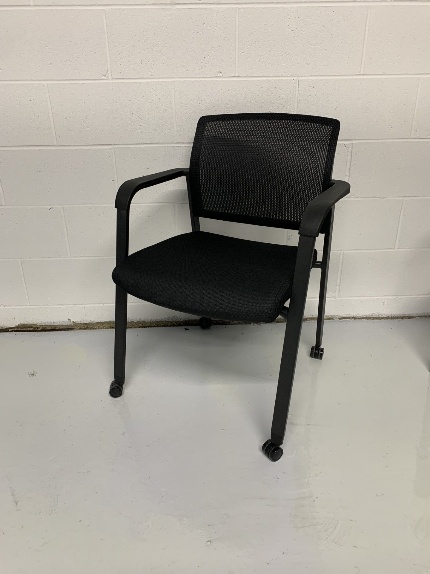 New Office Essentials Mesh Back Side Chair w/ Casters Image