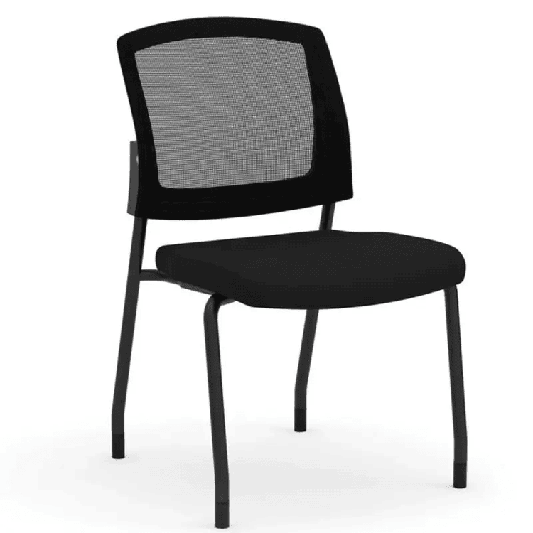 Armless Guest Chair with Screen Back Image