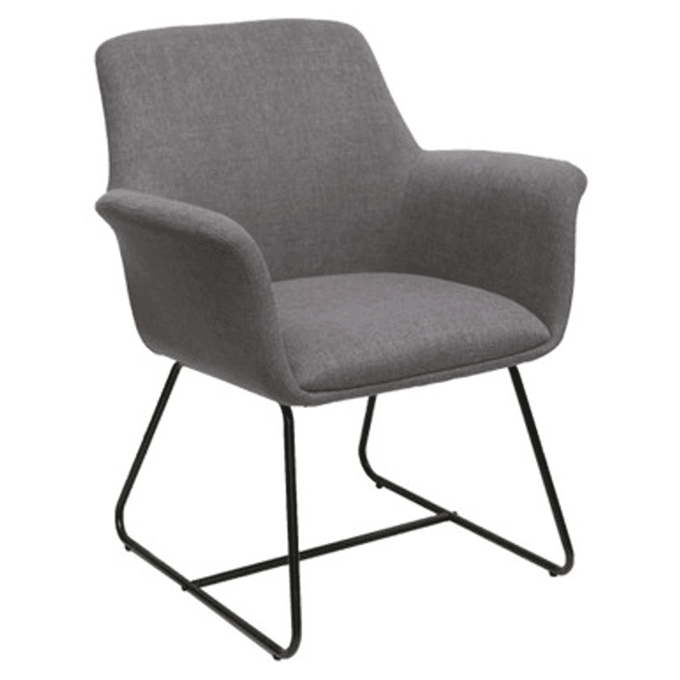 Bolster Mid-Back Guest Chair with Sled Base Image