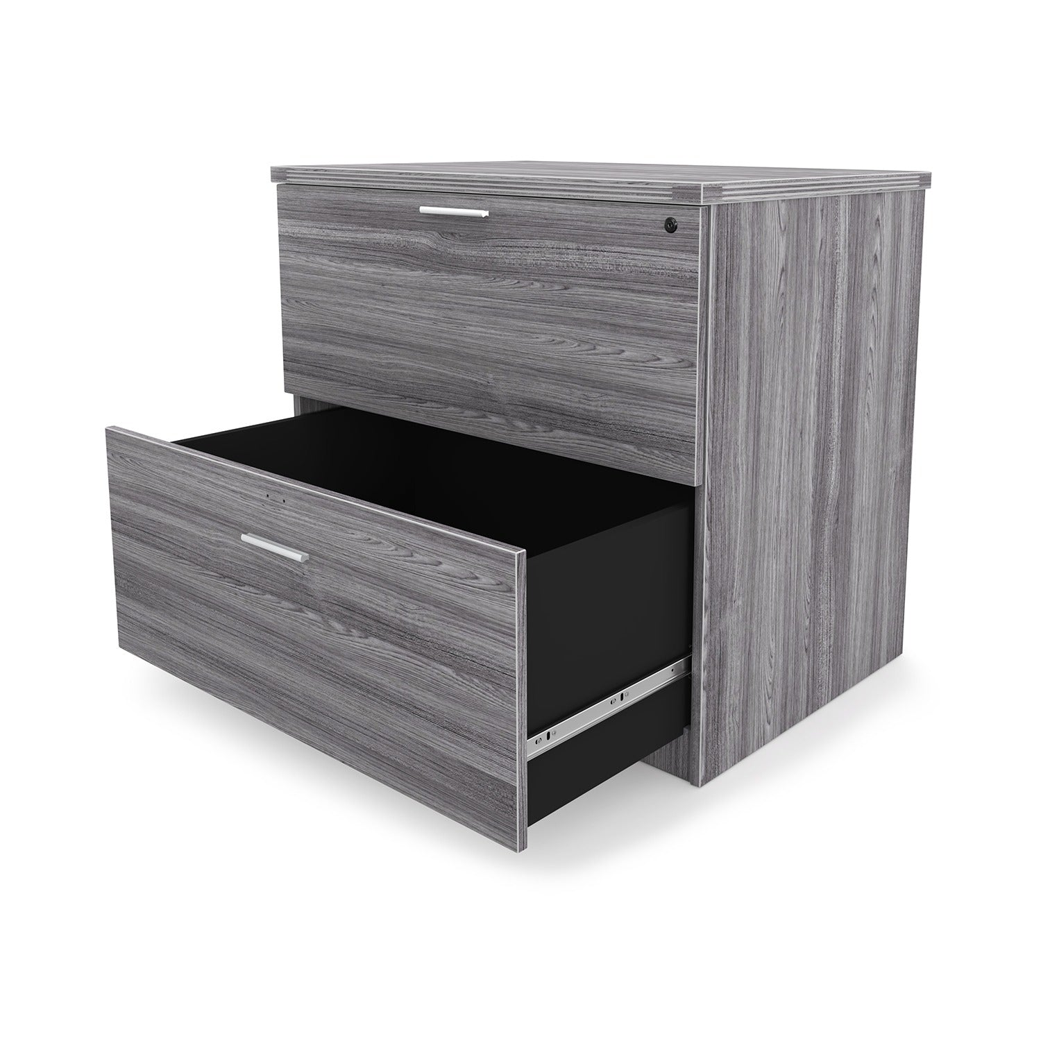 New Office Essentials 36″ Lateral File Cabinet – Samoa Gray Image