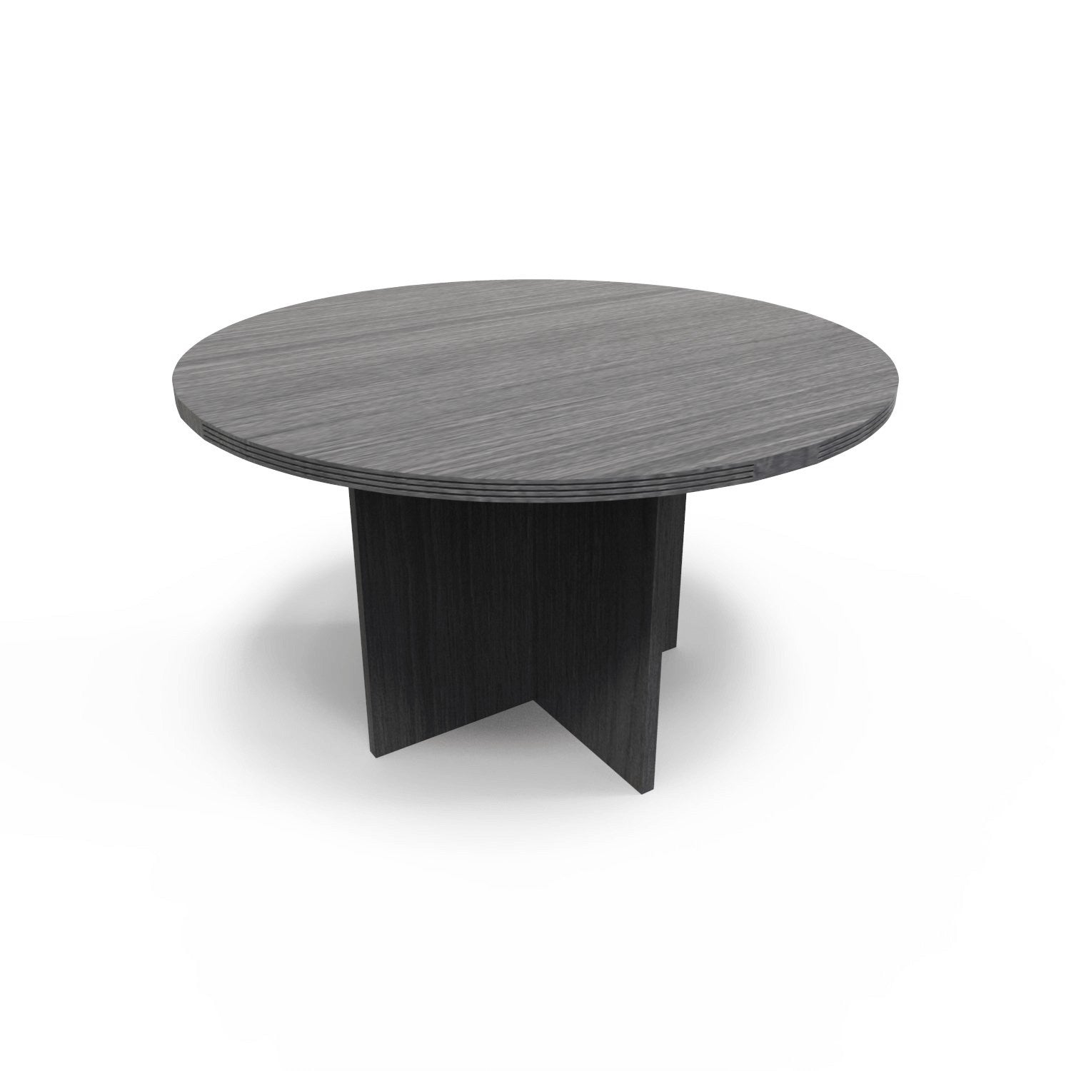 New Office Essentials 42″ Round Conference Table – Samoa Gray Image